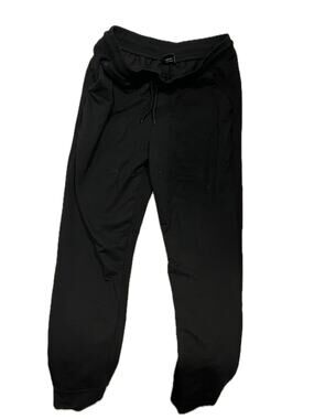 Athletic Works Black Sweatpants Joggers Mens Med 32-34